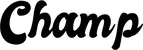 Produktbeispiel Schriftzug - Champ