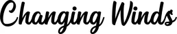 Produktbeispiel Schriftzug - Changing Winds
