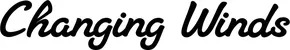 Produktbeispiel Schriftzug - Changing Winds
