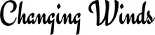 Produktbeispiel Schriftzug - Changing Winds