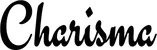 Produktbeispiel Schriftzug - Charisma