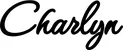 Produktbeispiel Schriftzug - Charlyn