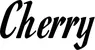 Produktbeispiel Schriftzug - Cherry