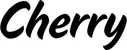 Produktbeispiel Schriftzug - Cherry