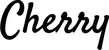 Produktbeispiel Schriftzug - Cherry