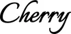 Produktbeispiel Schriftzug - Cherry