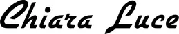 Produktbeispiel Schriftzug - Chiara Luce