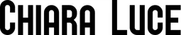 Produktbeispiel Schriftzug - Chiara Luce