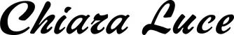 Produktbeispiel Schriftzug - Chiara Luce