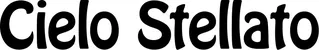 Produktbeispiel Schriftzug - Cielo Stellato