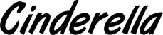 Produktbeispiel Schriftzug - Cinderella