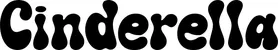 Produktbeispiel Schriftzug - Cinderella