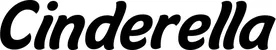 Produktbeispiel Schriftzug - Cinderella