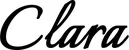 Produktbeispiel Schriftzug - Clara