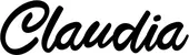 Produktbeispiel Schriftzug - Claudia