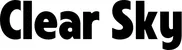 Produktbeispiel Schriftzug - Clear Sky