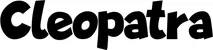 Produktbeispiel Schriftzug - Cleopatra