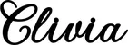 Produktbeispiel Schriftzug - Clivia