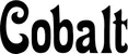 Produktbeispiel Schriftzug - Cobalt