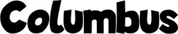 Produktbeispiel Schriftzug - Columbus
