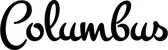 Produktbeispiel Schriftzug - Columbus