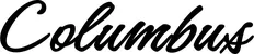 Produktbeispiel Schriftzug - Columbus