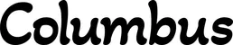 Produktbeispiel Schriftzug - Columbus