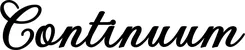 Produktbeispiel Schriftzug - Continuum