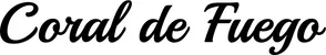 Produktbeispiel Schriftzug - Coral de Fuego