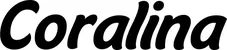 Produktbeispiel Schriftzug - Coralina