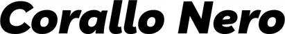 Produktbeispiel Schriftzug - Corallo Nero