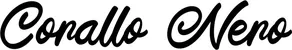 Produktbeispiel Schriftzug - Corallo Nero
