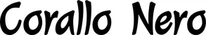 Produktbeispiel Schriftzug - Corallo Nero