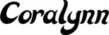 Produktbeispiel Schriftzug - Coralynn