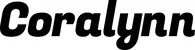 Produktbeispiel Schriftzug - Coralynn
