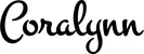 Produktbeispiel Schriftzug - Coralynn