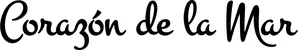 Produktbeispiel Schriftzug - Corazón de la Mar