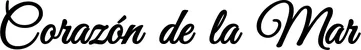 Produktbeispiel Schriftzug - Corazón de la Mar