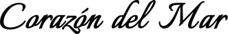 Produktbeispiel Schriftzug - Corazón del Mar