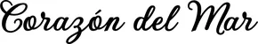 Produktbeispiel Schriftzug - Corazón del Mar