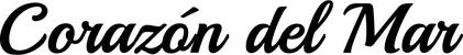 Produktbeispiel Schriftzug - Corazón del Mar