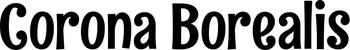 Produktbeispiel Schriftzug - Corona Borealis