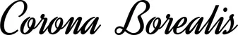 Produktbeispiel Schriftzug - Corona Borealis