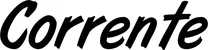 Produktbeispiel Schriftzug - Corrente