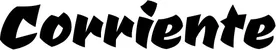 Produktbeispiel Schriftzug - Corriente