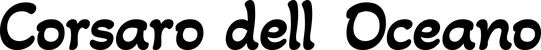 Produktbeispiel Schriftzug - Corsaro dell’Oceano