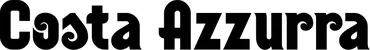 Produktbeispiel Schriftzug - Costa Azzurra