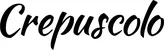 Produktbeispiel Schriftzug - Crepuscolo