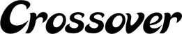 Produktbeispiel Schriftzug - Crossover