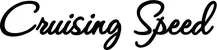 Produktbeispiel Schriftzug - Cruising Speed